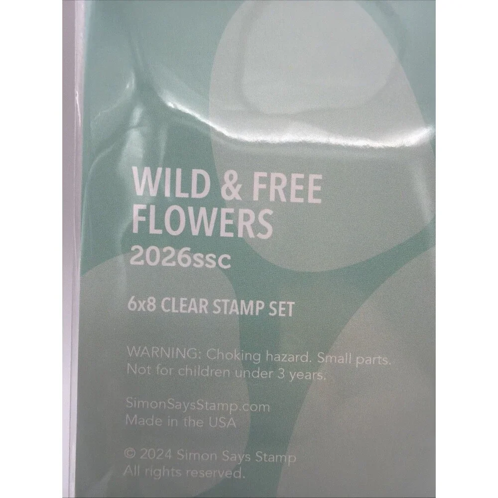 Simon Says Stamp - Wild & Free Flowers - Clear Photopolymer sympathy thank you